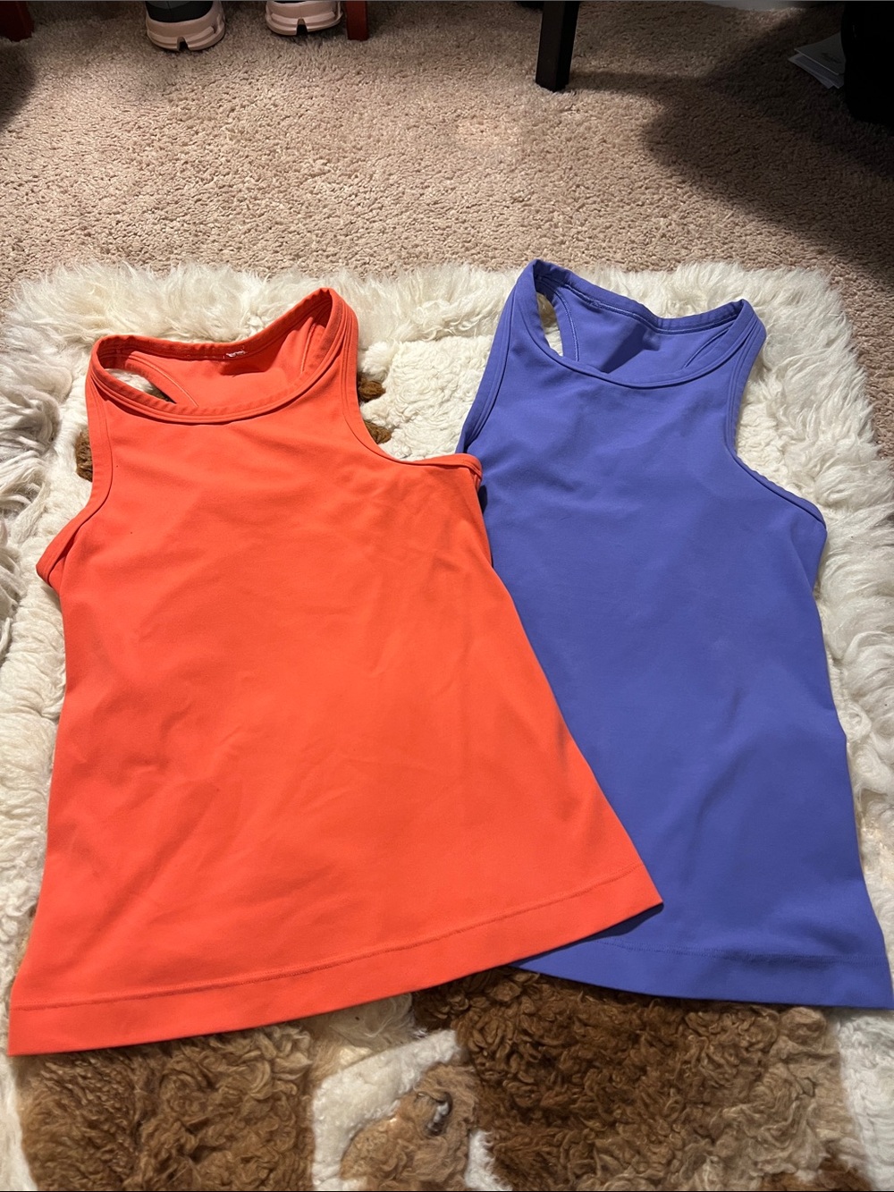 Lululemon Align Waist-Length Racerback Tank Top x 2 both size 0